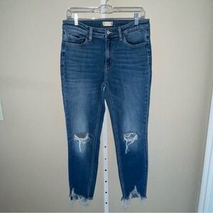 Altar'd State Midnight Blue Ripped Skinny Jeans